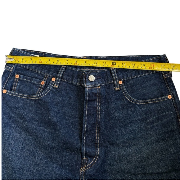 Levi’s 501 ‘93 Premium Shorts Men’s  36 Button Fly Raw Hem 90s Grunge Skater - Picture 8 of 12